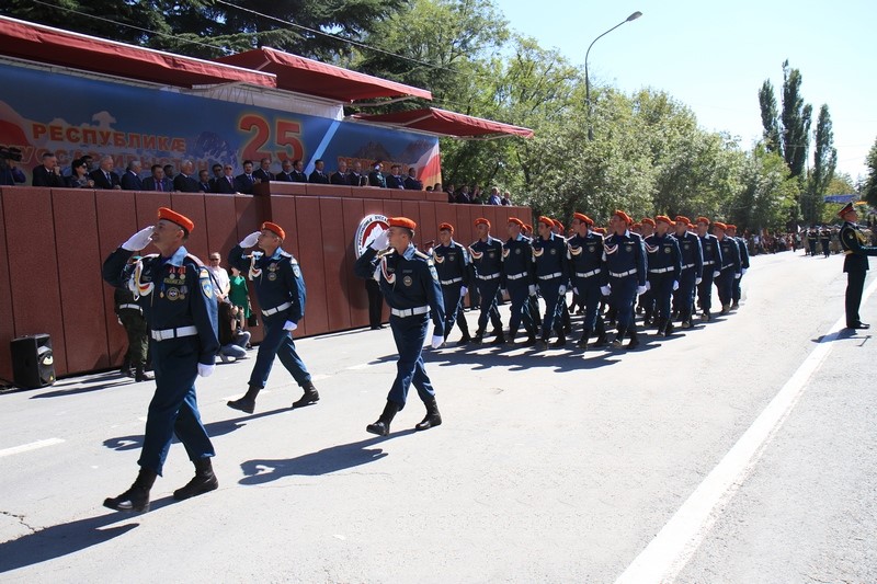 2. Парад в честь празднования 25-й годовщины Республики Южная Осетия (часть III)