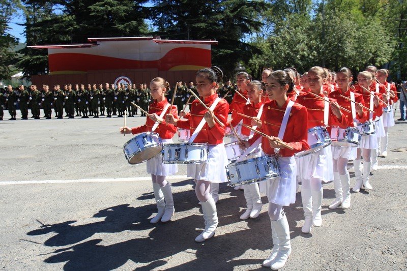 6. Церемония подъема Государственного флага Республики Южная Осетия (часть I)