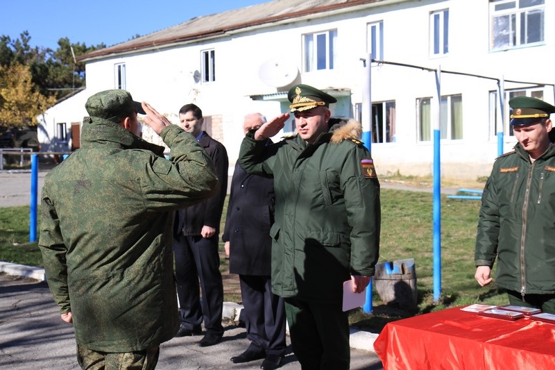 6. Церемония награждения военнослужащих Министерства обороны Республики Южная Осетия