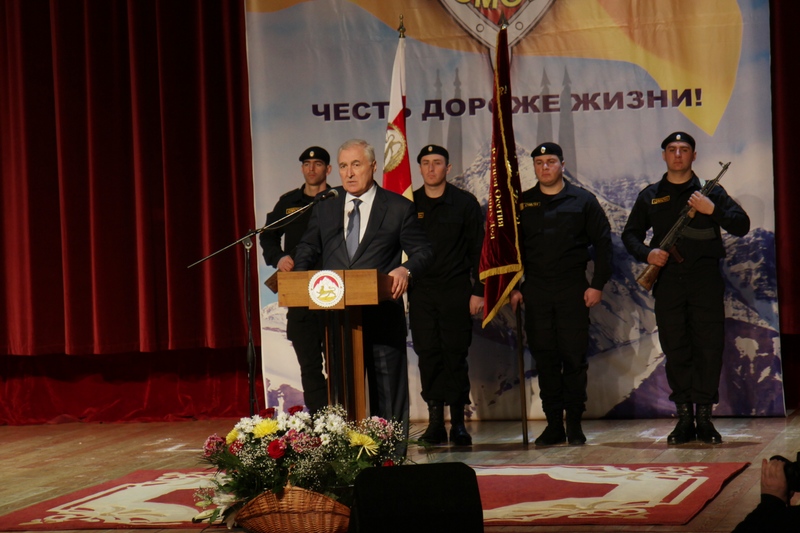 5. Торжественное собрание, посвященное 25-й годовщине образования ОМОН МВД Республики Южная Осетия (часть I)