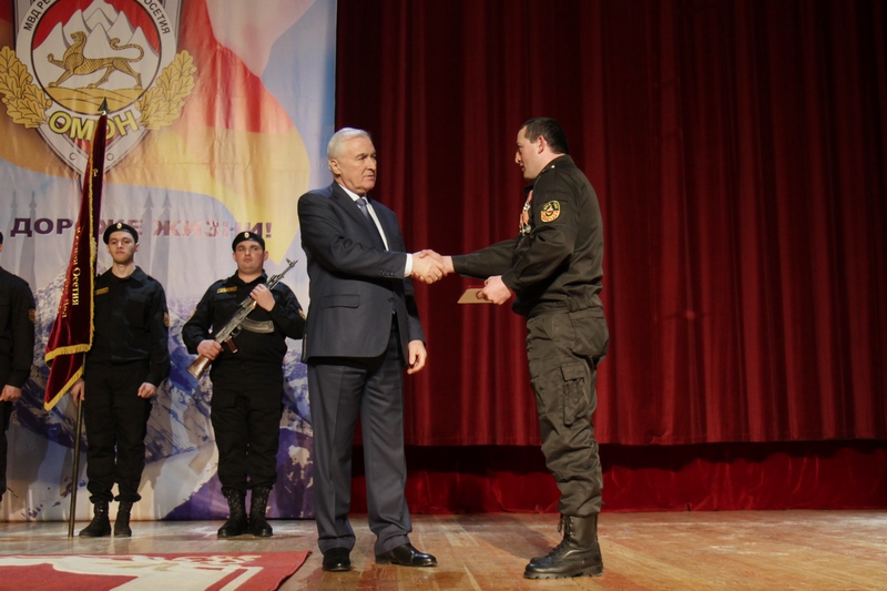 9. Торжественное собрание, посвященное 25-й годовщине образования ОМОН МВД Республики Южная Осетия (часть III)
