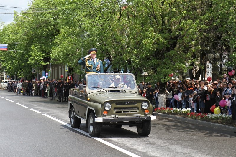 2. Военный парад в честь празднования 72-й годовщины Великой Победы (часть I)