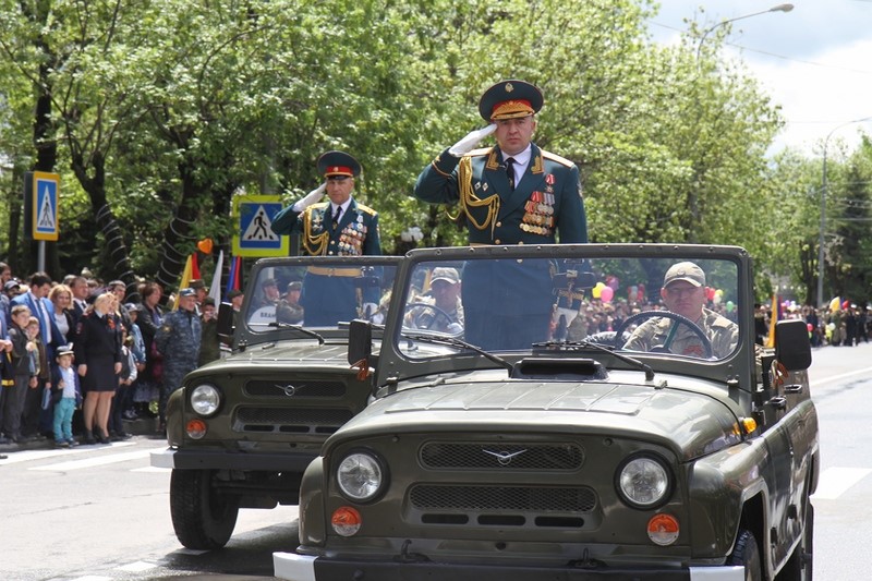 4. Военный парад в честь празднования 72-й годовщины Великой Победы (часть I)