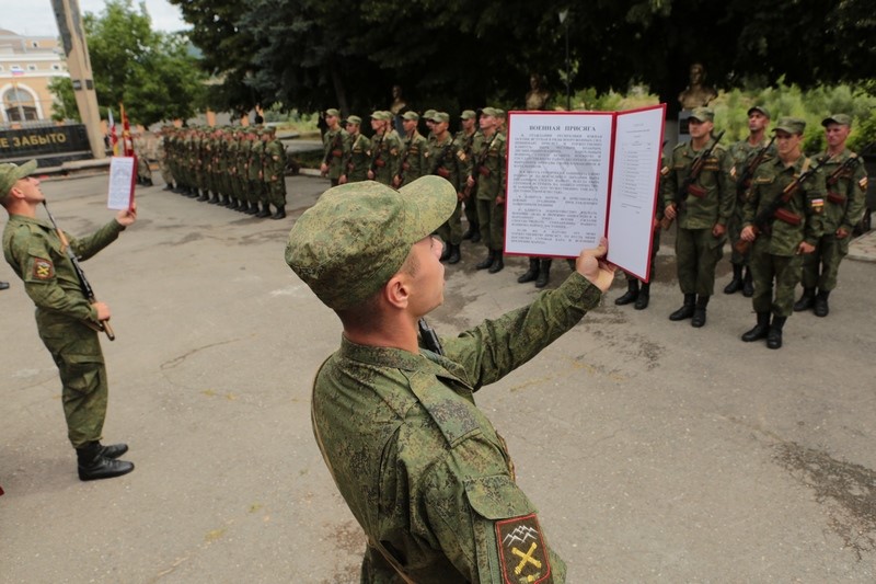 5. Торжественная церемония приведения к присяге новобранцев Вооруженных сил Республики Южная Осетия