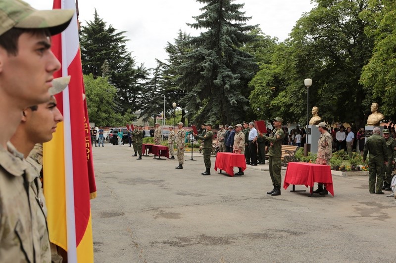 7. Торжественная церемония приведения к присяге новобранцев Вооруженных сил Республики Южная Осетия