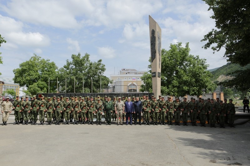 9. Торжественная церемония приведения к присяге новобранцев Вооруженных сил Республики Южная Осетия