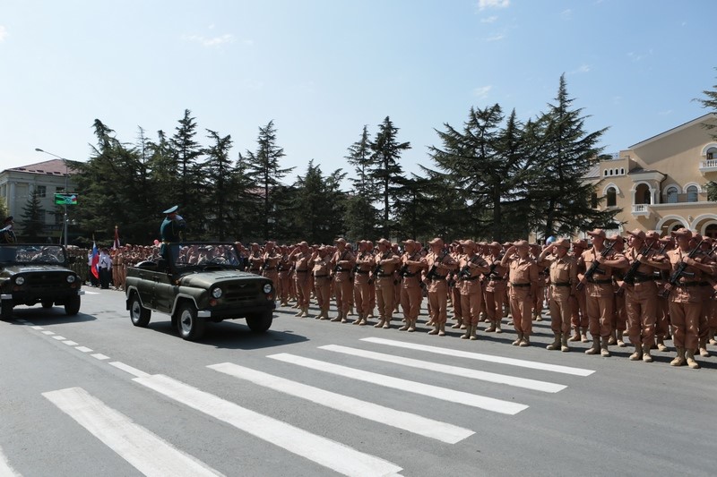 05. Военный парад в честь празднования 27-й годовщины Республики Южная Осетия