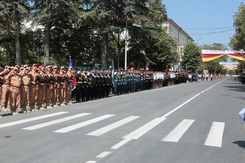 06. Военный парад в честь празднования 27-й годовщины Республики Южная Осетия