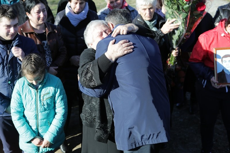 3. Церемония перезахоронения останков героя Осетии Вилена Чибирова
