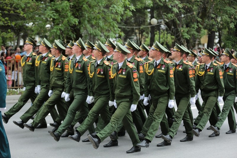10. Военный парад в честь празднования 73-й годовщины Великой Победы