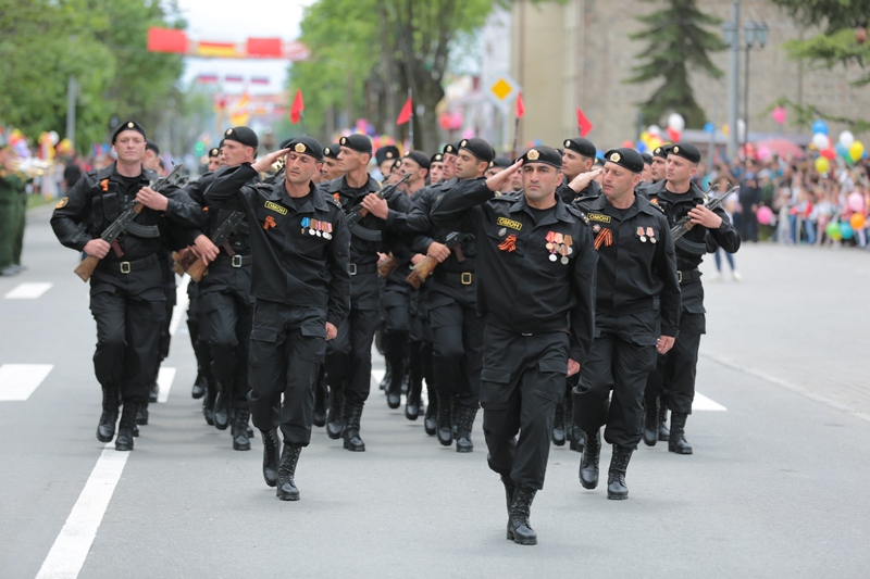 12. Военный парад в честь празднования 73-й годовщины Великой Победы