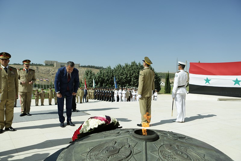 06. Церемония возложения венка к Могиле Неизвестного солдата в Дамаске