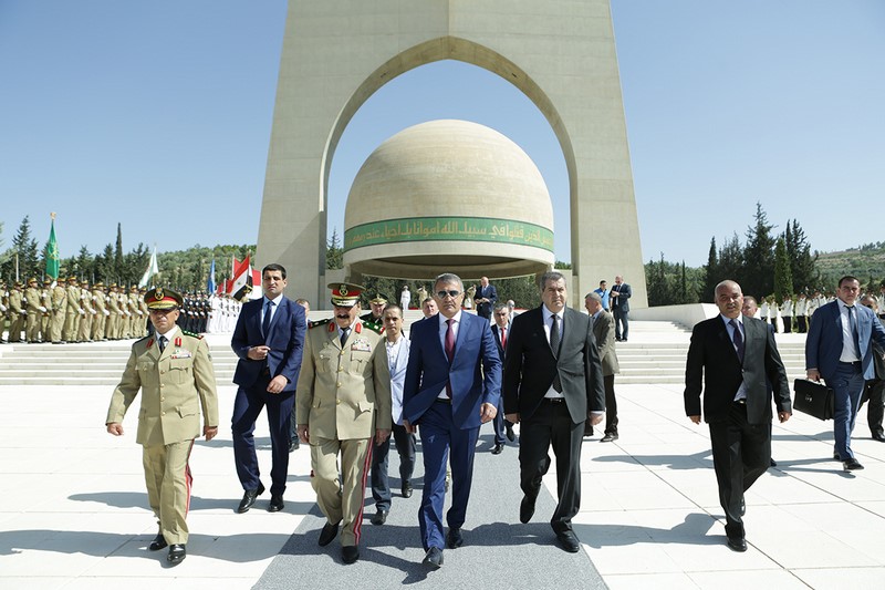 20. Церемония возложения венка к Могиле Неизвестного солдата в Дамаске