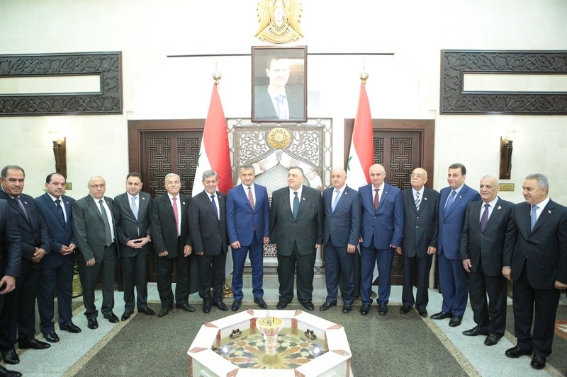 3. Встреча с Председателем Народного совета Сирийской Арабской Республики Хаммудом Сабагом
