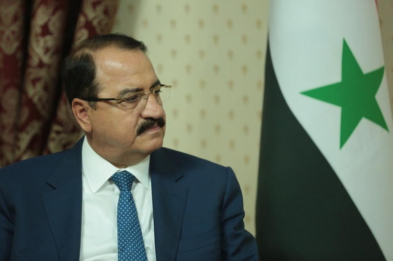 3. Встреча с личным представителем Президента Сирийской Арабской Республики Риядом Хаддадом