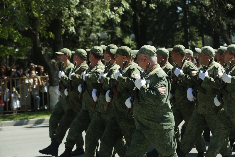 11. Военный парад в честь празднования 28-й годовщины Республики Южная Осетия