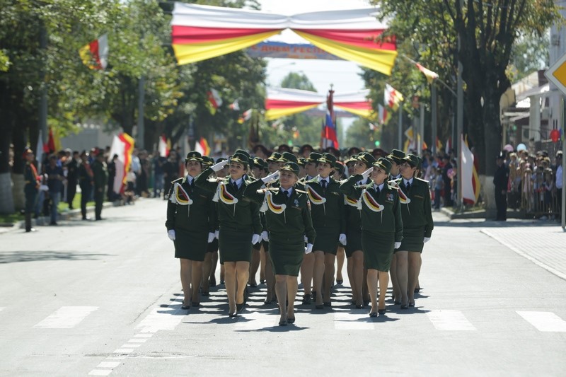 14. Военный парад в честь празднования 28-й годовщины Республики Южная Осетия