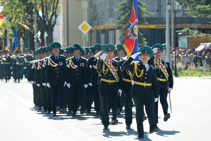 16. Военный парад в честь празднования 28-й годовщины Республики Южная Осетия