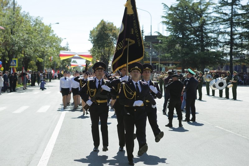 18. Военный парад в честь празднования 28-й годовщины Республики Южная Осетия