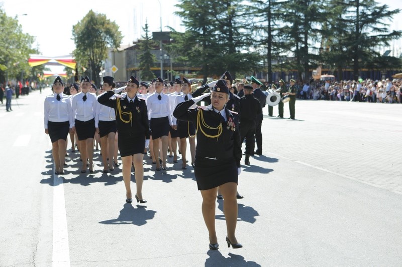 19. Военный парад в честь празднования 28-й годовщины Республики Южная Осетия