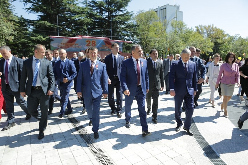 26. Военный парад в честь празднования 28-й годовщины Республики Южная Осетия
