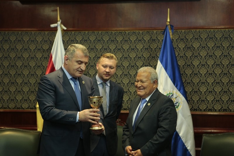 8. Встреча с Президентом Республики Сальвадор Сальвадором Санчесом Сереном