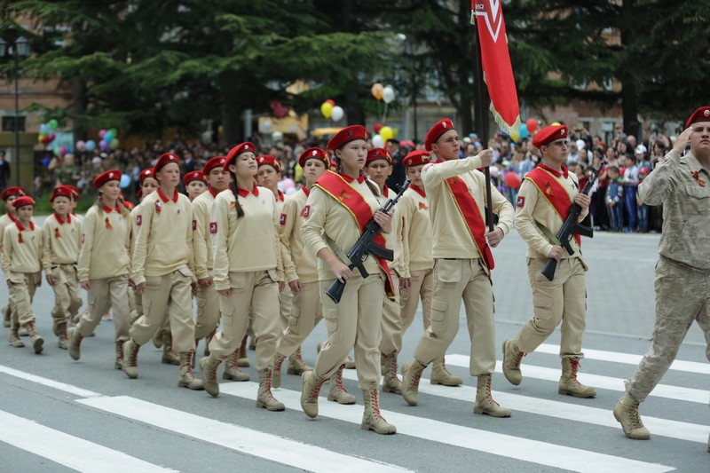 10. Военный парад в честь празднования 74-й годовщины Великой Победы