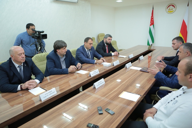 2. Встреча с делегацией Народного Собрания – Парламента Республики Абхазия