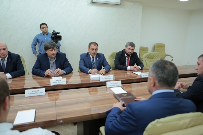 3. Встреча с делегацией Народного Собрания – Парламента Республики Абхазия