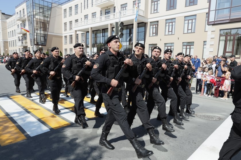 14. Военный парад в честь празднования 29-й годовщины Республики Южная Осетия