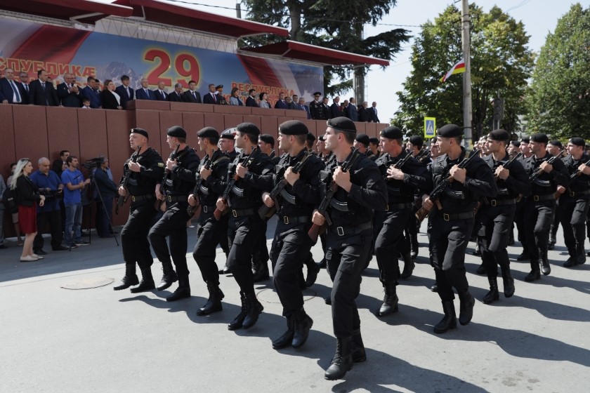 15. Военный парад в честь празднования 29-й годовщины Республики Южная Осетия