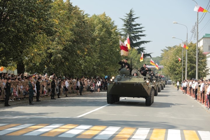 16. Военный парад в честь празднования 29-й годовщины Республики Южная Осетия