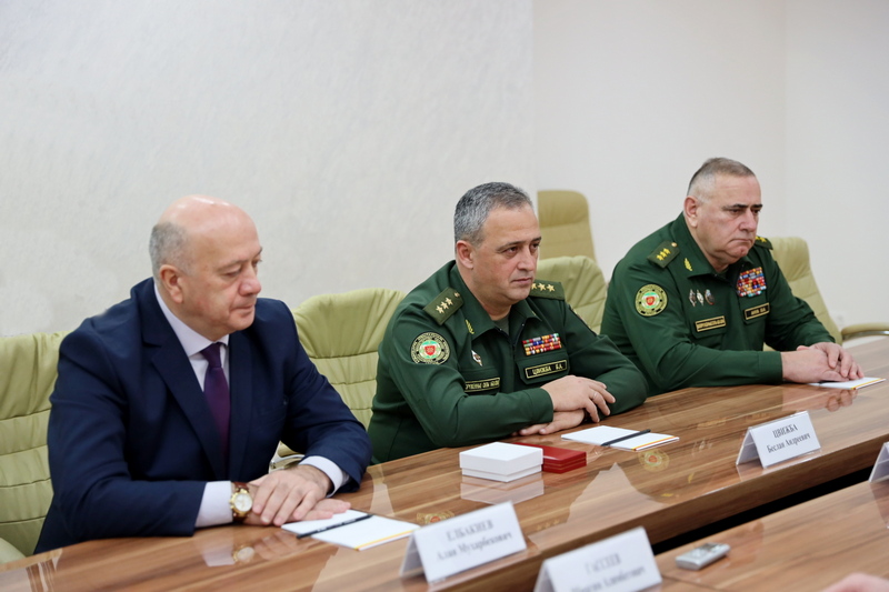 2. Встреча с делегацией Министерства обороны Республики Абхазия