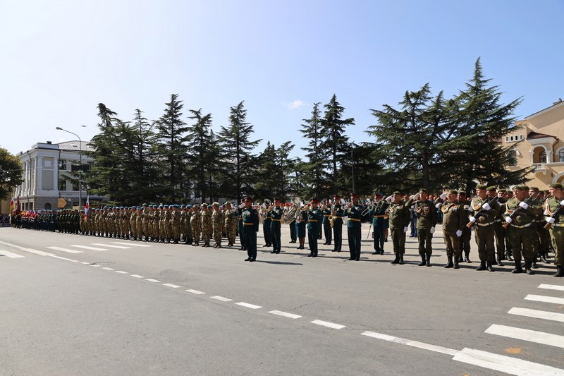 03. Военный парад в честь празднования 30-й годовщины Республики Южная Осетия