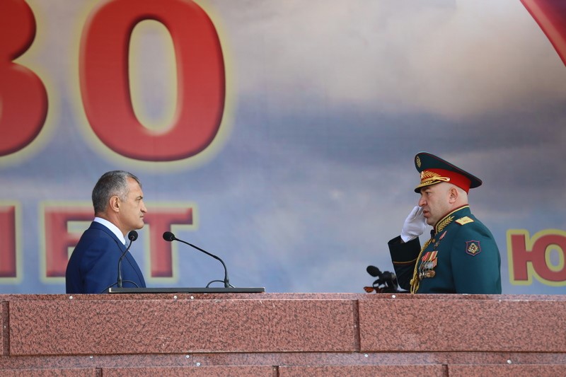 11. Военный парад в честь празднования 30-й годовщины Республики Южная Осетия