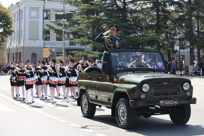 14. Военный парад в честь празднования 30-й годовщины Республики Южная Осетия