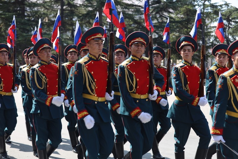 16. Военный парад в честь празднования 30-й годовщины Республики Южная Осетия