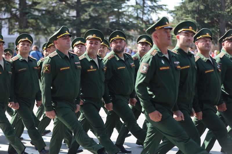 18. Военный парад в честь празднования 30-й годовщины Республики Южная Осетия