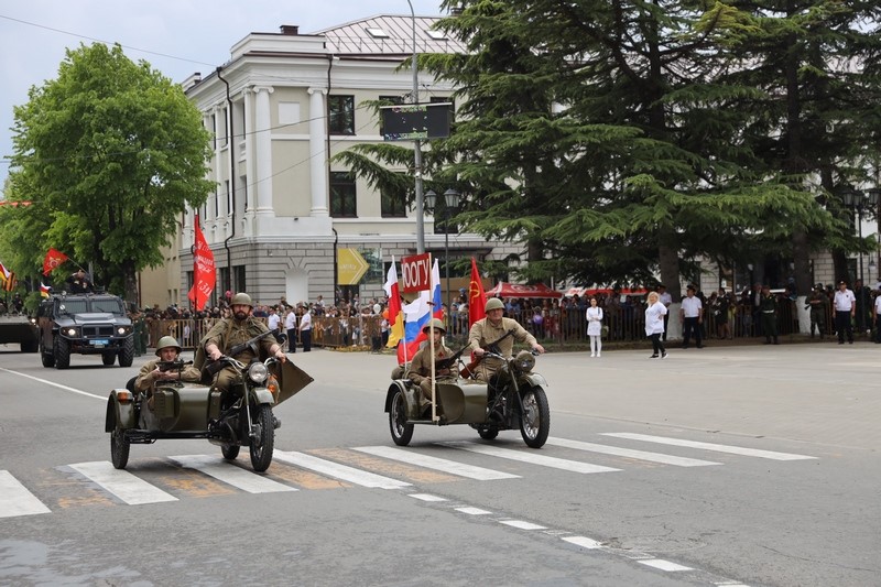 17. Военный парад в честь 76-й годовщины Великой Победы