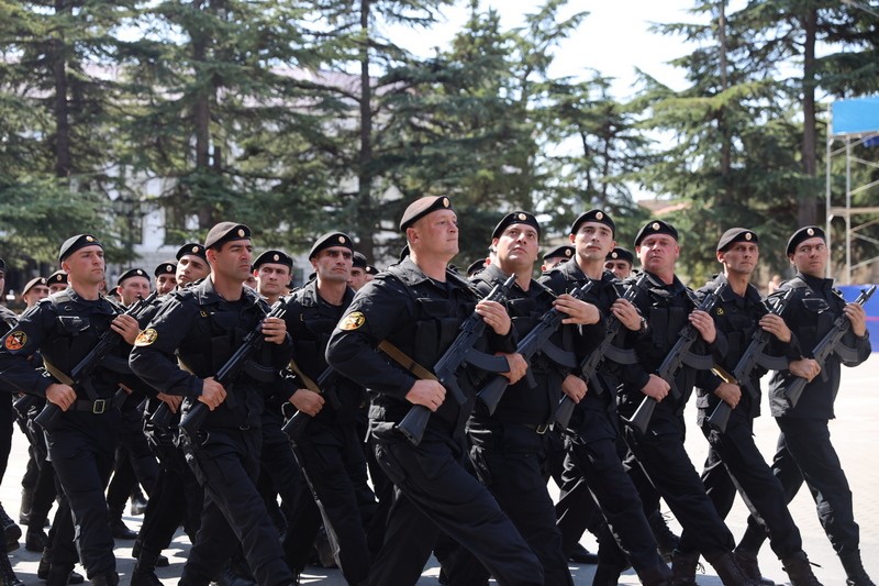16. Военный парад в честь празднования 31-й годовщины Республики Южная Осетия