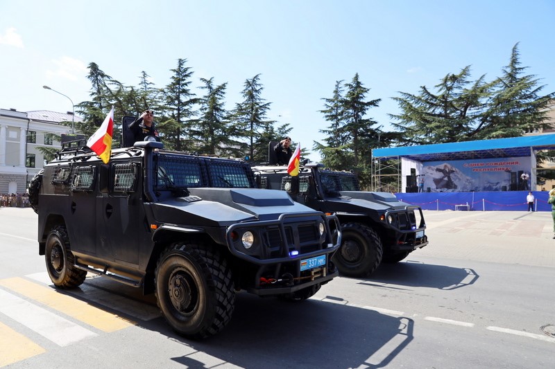 17. Военный парад в честь празднования 31-й годовщины Республики Южная Осетия