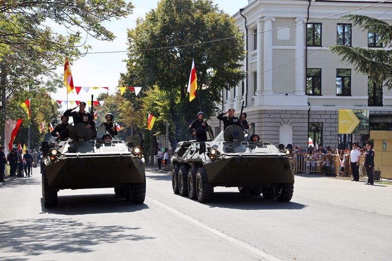 18. Военный парад в честь празднования 31-й годовщины Республики Южная Осетия