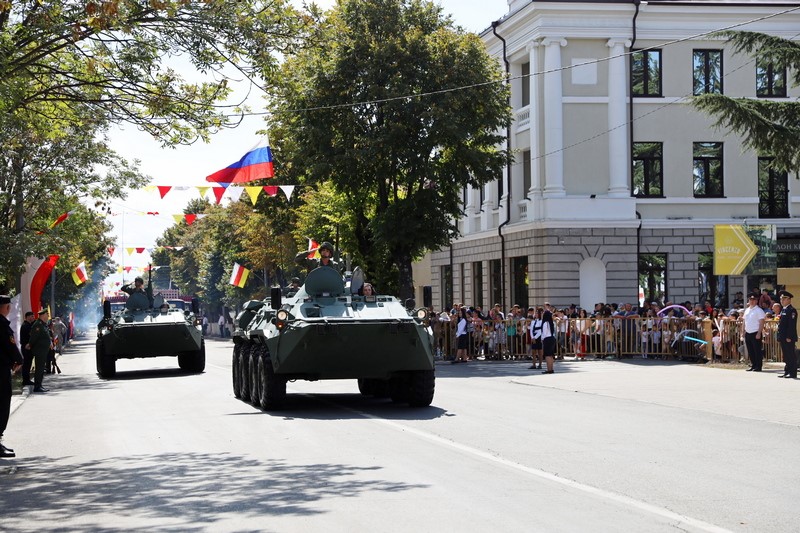 20. Военный парад в честь празднования 31-й годовщины Республики Южная Осетия