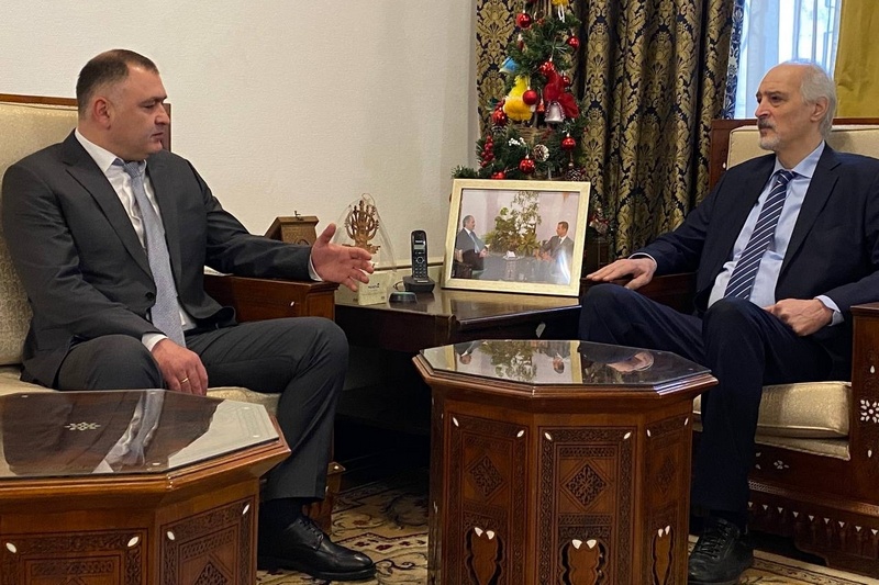 dqpouz6. Алан Гаглоев посетил Посольство Сирийской Арабской Республики в Российской Федерации