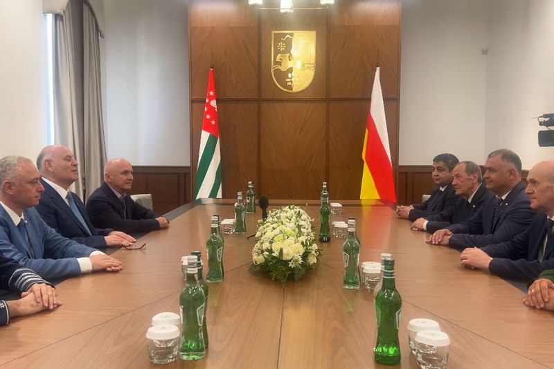 syo7o3cq. Встреча с Президентом Республики Абхазия Асланом Бжания