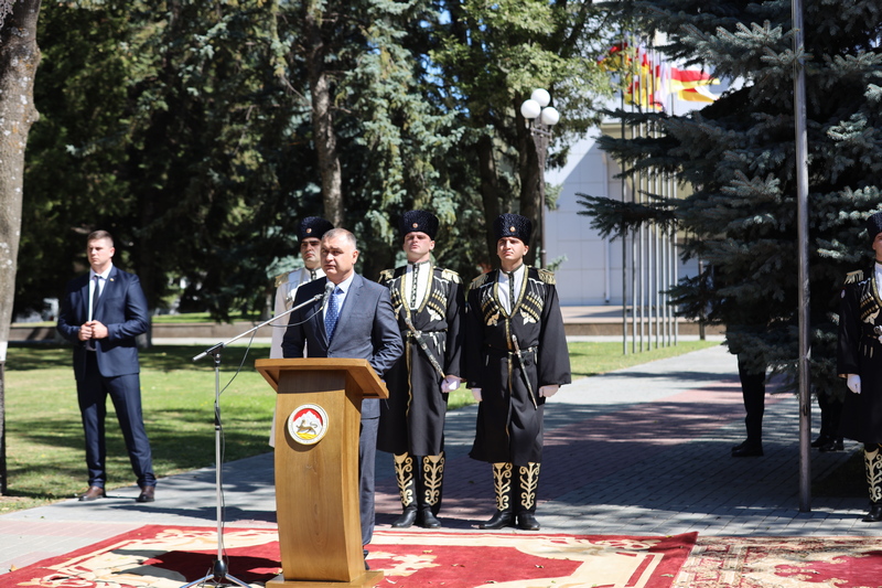 u3rhm_8. Алан Гаглоев: «Осетинский флаг мотивирует на самые высокие достижения»