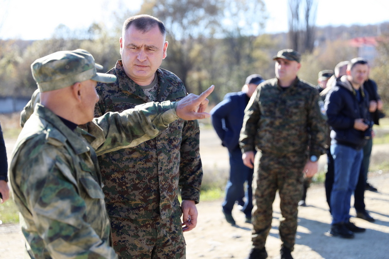 Алан Гаглоев посетил совместные учения правоохранительных органов и силовых структур