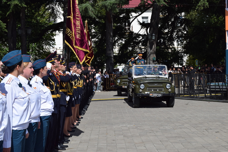 qkag1mhx. Военный парад в честь празднования 35-й годовщины Республики Южная Осетия