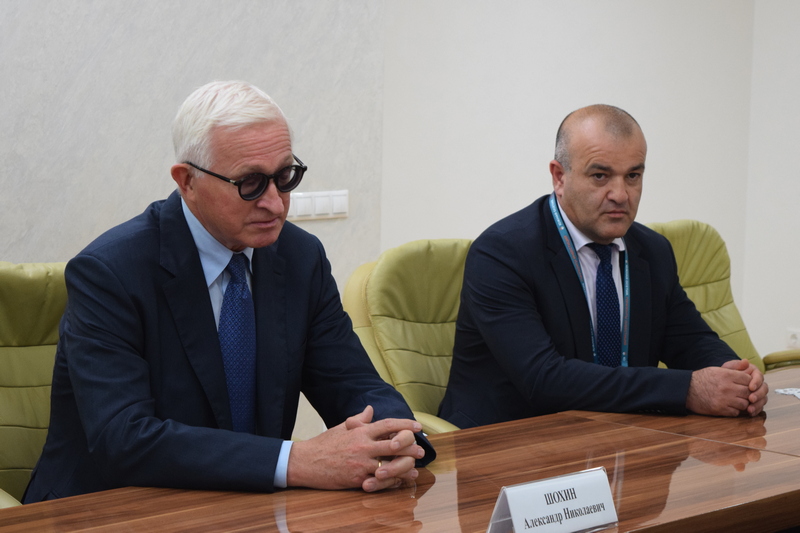 v5ozbek. Встреча с Президентом Российского союза промышленников и предпринимателей Александром Шохиным