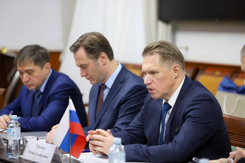 fyvsx03g. Встреча с Министром здравоохранения Российской Федерации Михаилом Мурашко